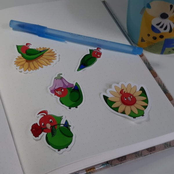 flower series vinyl sticker series
