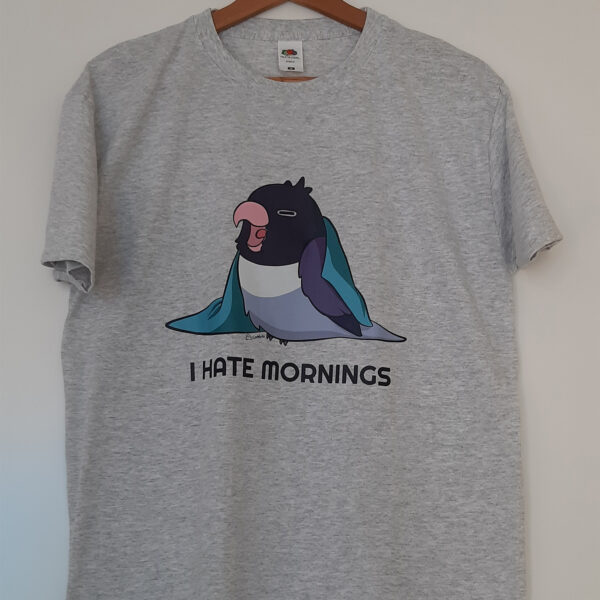 lovebirbs i hate mornings t shirt