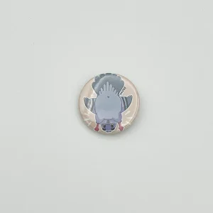 Pigeon butt Asher the pigeon - Medium button