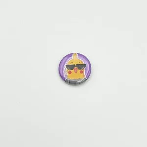 Kiko the cockatiel wearing cool sunglasses - Small button