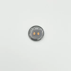 Deathstare of Kuro the cat - Small button