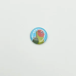 Screaming Lucky the lovebird - Small button