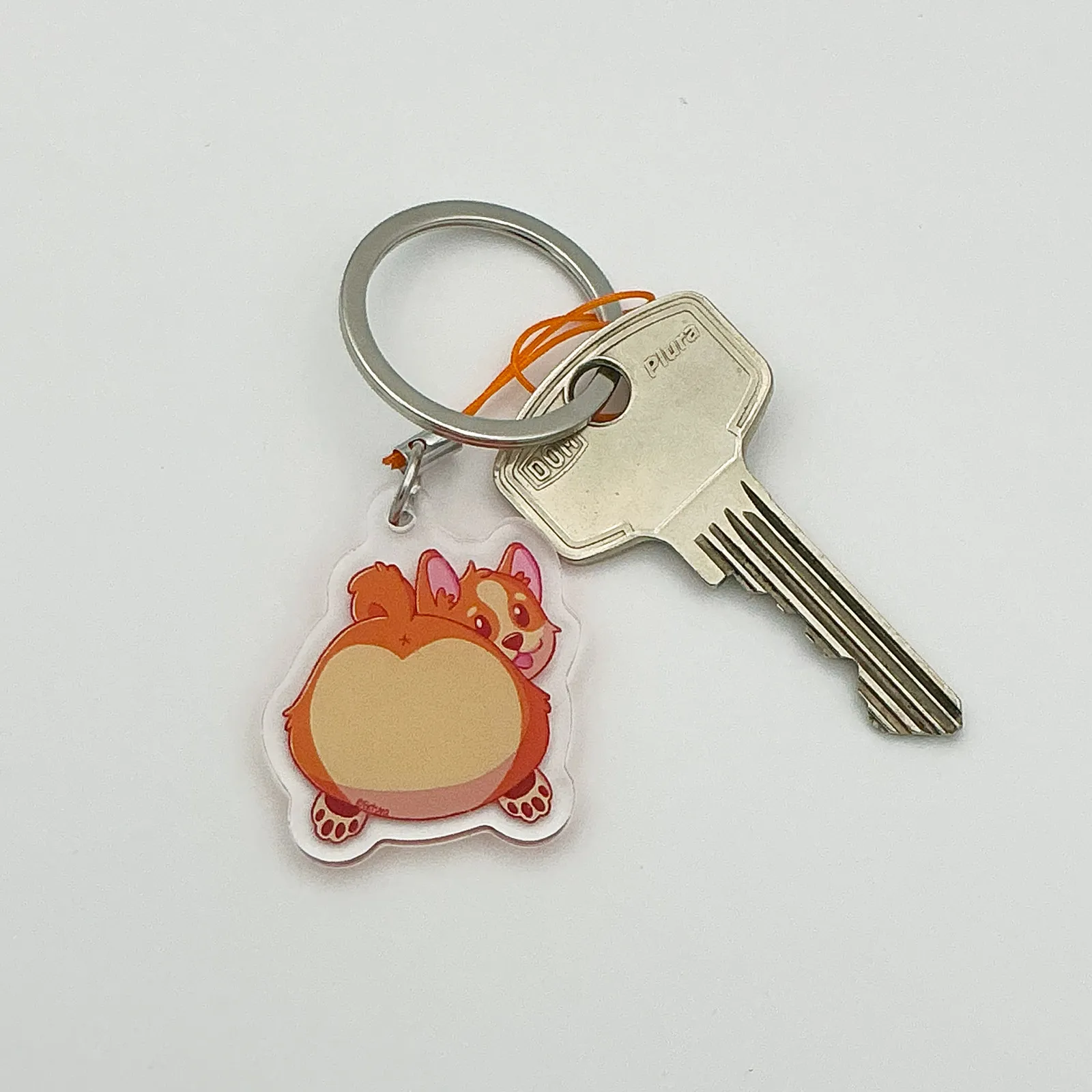 Heart butt Dex the corgi - Acrylic phonecharm - Image 4