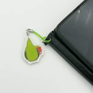 Butt fluffs Lucky the lovebird - Acrylic phonecharm