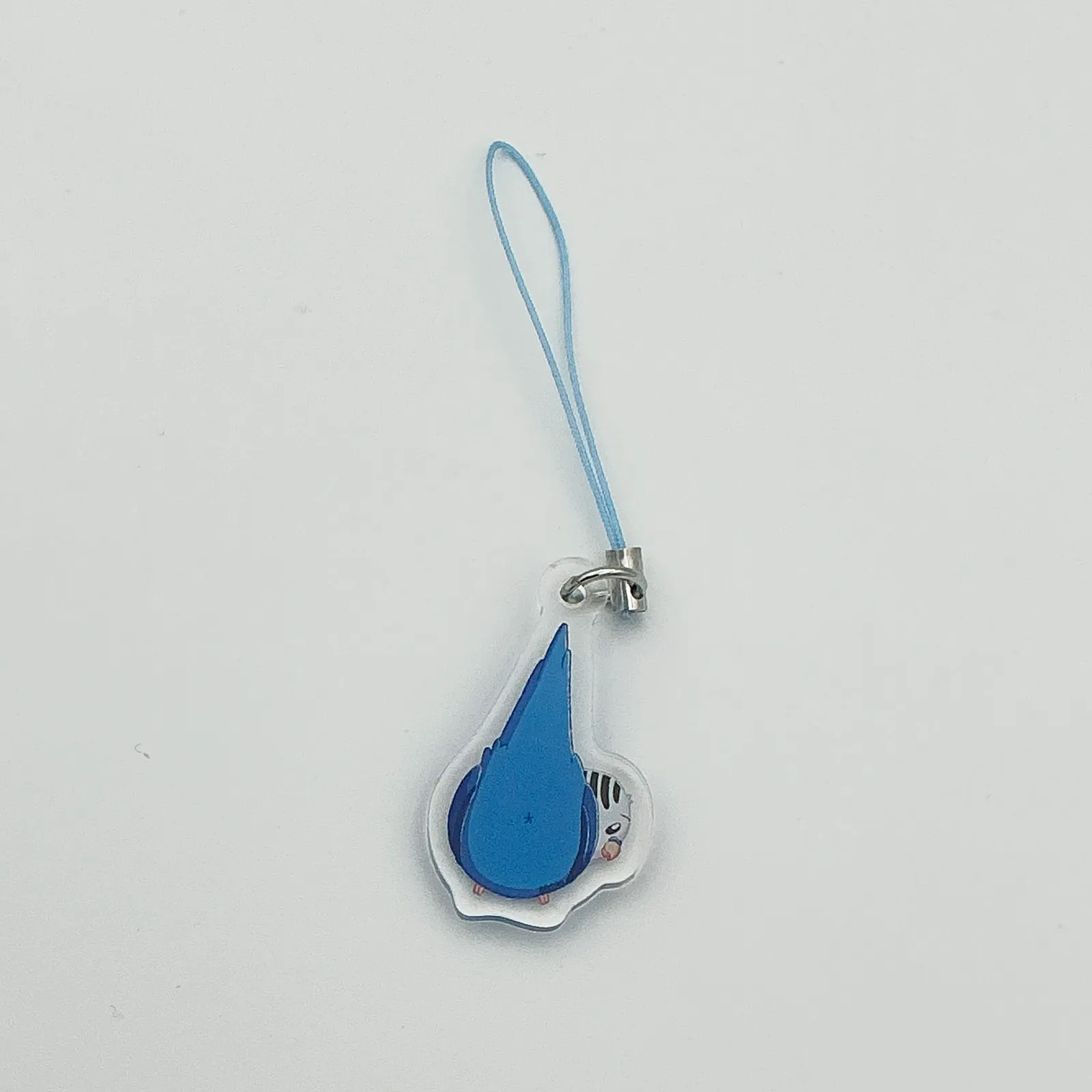 Butt fluffs Skye the budgie - Acrylic phonecharm - Image 2