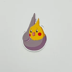 Cute Kiko the cockatiel - Kiss-cut sticker